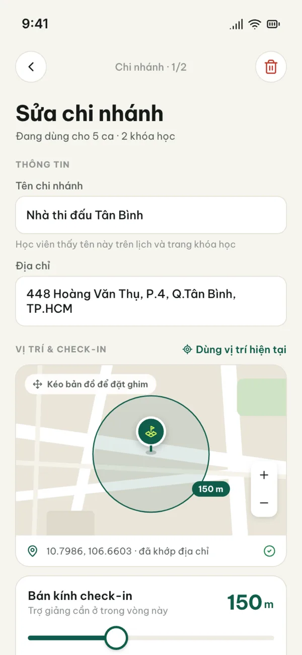 Tập Xíu – Quản lý → Chi nhánh Tập Xíu – Quản lý → Chi nhánh